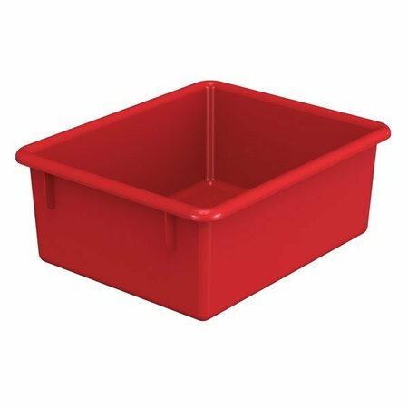 JONTI-CRAFT 8070JC 13 1/2'' x 11'' x 5 1/4'' Red Plastic Tub for Tub Units 5318070